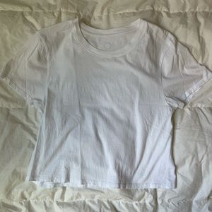 Outdoor Voice White Cotton Tee